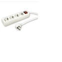 Regleta 4 tomas con interruptor 3x1 ,cable  1,5m - Suinplas