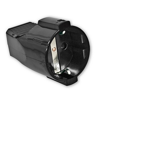 Base aerea shucko tt 10-16a negro - Suinplas