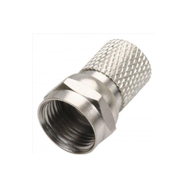 Conector macho f rg-6 para cable coaxial - Suinplas