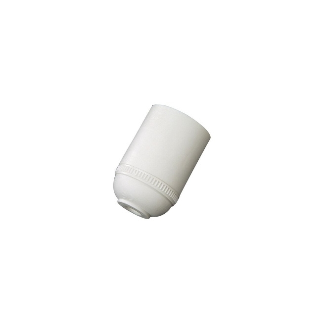 Portalampara liso e27 blanco  - Suinplas