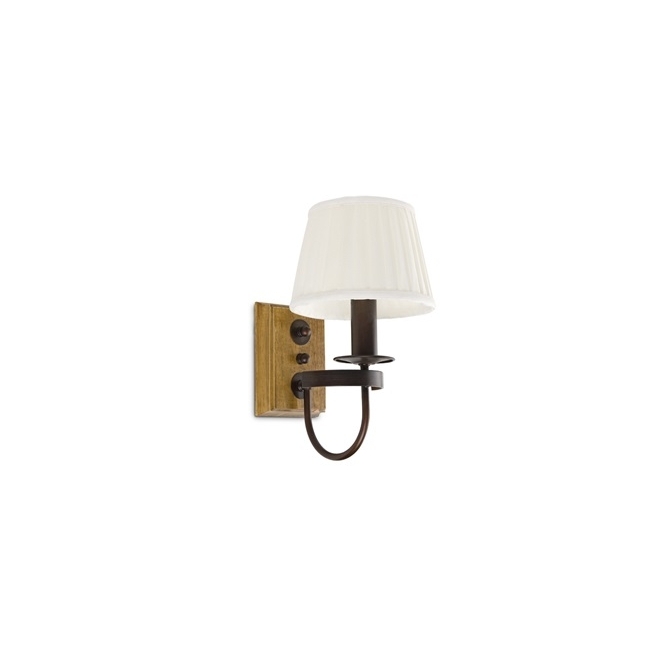 Aplique pared rustica kamsim 1 lu - Suinplas