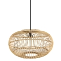 Lampara colgante bambu viseu neutra  50x50 - Suinplas