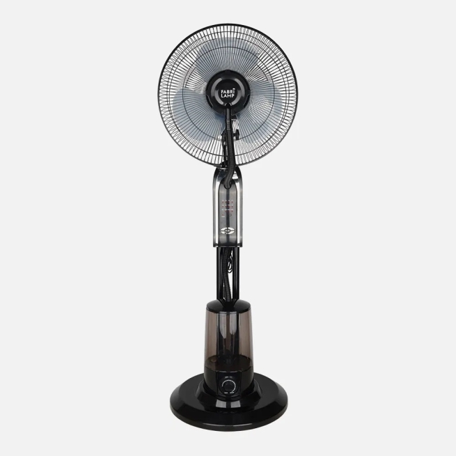 VENTILADOR NEBULIZADOR DE PIE NEGRO