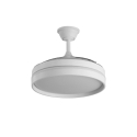 VENTILADOR TECHO ASPAS PLEGABLES MANDARIN BLANCO
