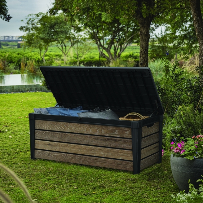 Arcon exterior Keter 454L imitacion madera 