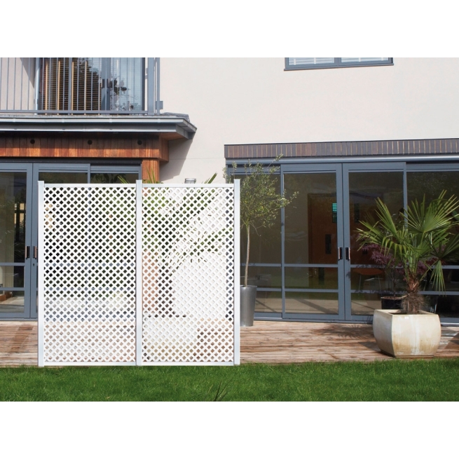 Celosia privat 1x2m blanco - Suinplas