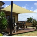 Toldo vela cuadrado 3,6 x 3,6 arena - Suinplas