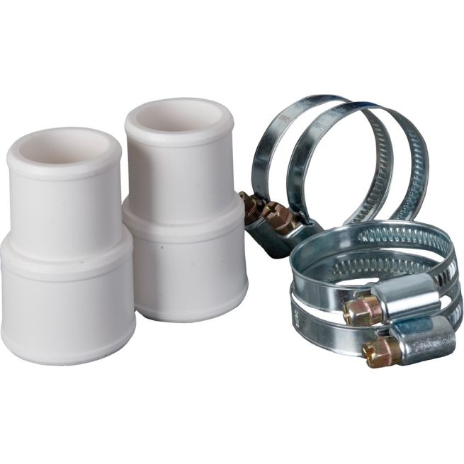 Conectores  para manguera piscina  diam 38/32 con abrazad...