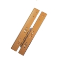 Bisagra igle larga l 1064 210x45 derecha latonada   -...