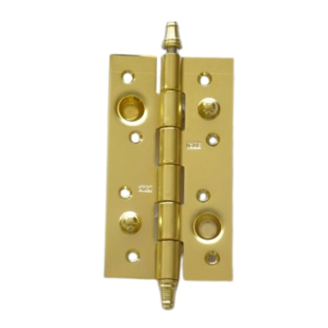 Bisagra igle remate  344  150x80 latonado - Suinplas