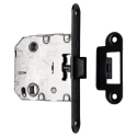 Picaporte negro mate 40 - Suinplas