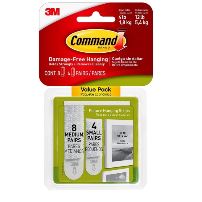 Tiras de cuadros command medio y pequeño - Suinplas