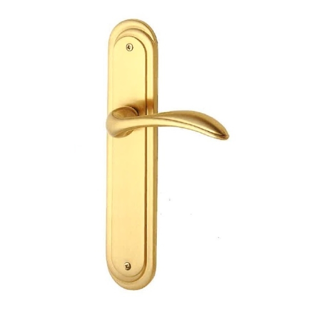 Manivela  placa  juego laton mate 2962    - Suinplas
