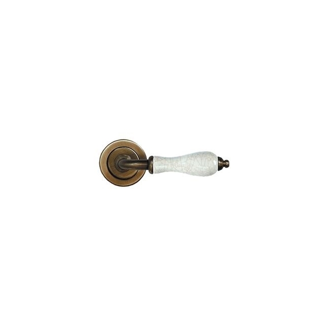 Manivela roseta porcelana r787 cuero - Suinplas