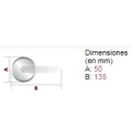 Manivela puerta  roseta  pulido satin r-3001 - Suinplas