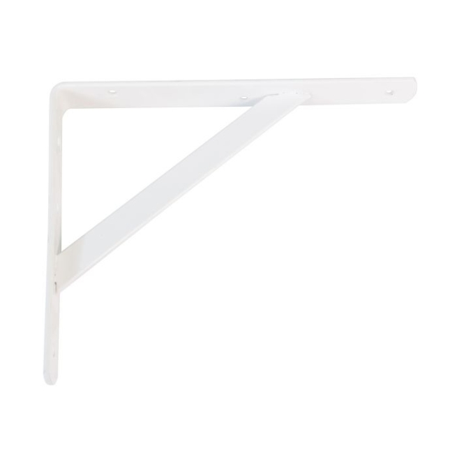 Escuadra hierro reforzada 30x22,5cm blanca - Suinplas