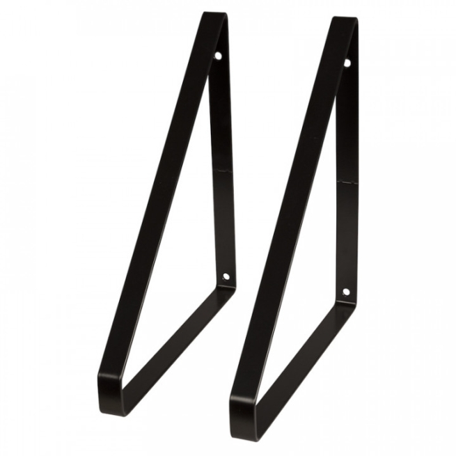Escuadras set  2ud  meta negro 4mm 24x26 - Suinplas
