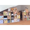 Estanteria 1 cubo de pino serie dinamic - Suinplas
