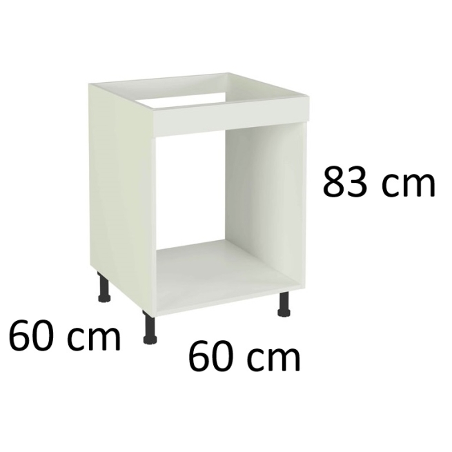 Mueble kit cocina completo blanco horno de 60 - Suinplas