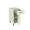 Mueble kit cocina completo blanco bajo de 40 cm con cajon...
