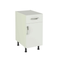 Mueble kit cocina completo blanco bajo de 40 cm con cajon...