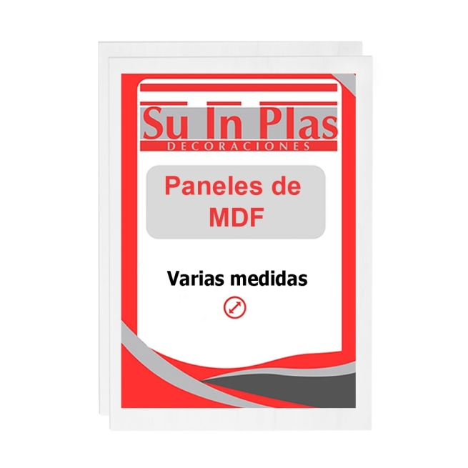 Tablero mdf blanco 1189x841x3mm (2ud x a0) corte laser -...