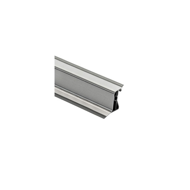 Copete de encimera clasico plata satinado - Suinplas