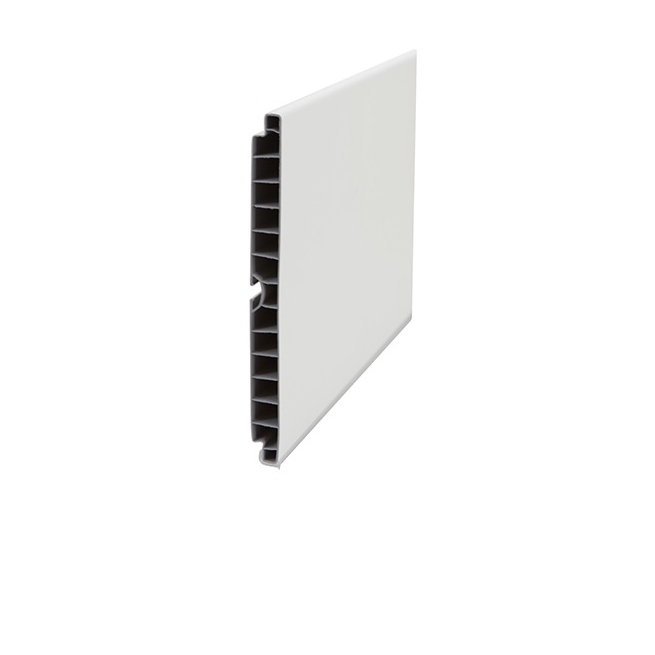 Zocalo pvc de 15cm alto x 395 cm largo color  blanco mate...