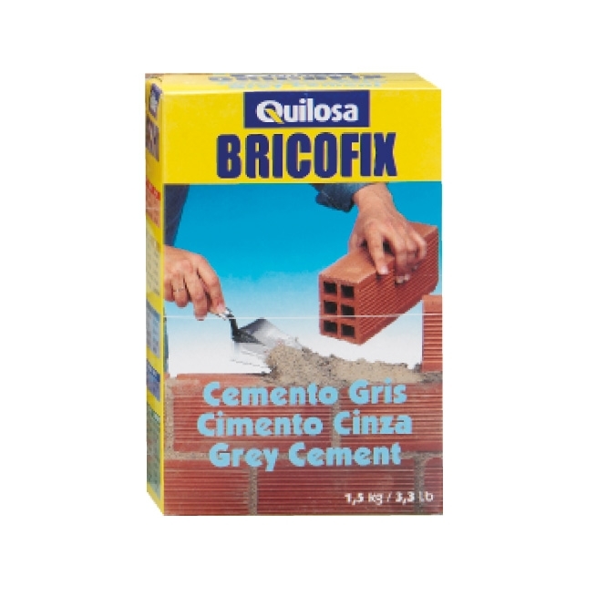 Bricofix cemento gris 1,5kg  - Suinplas