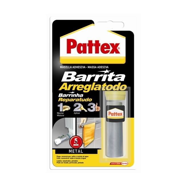 Barrita arreglatodo pattex  metal 48g - Suinplas