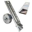 Recogedor metal con placa niquel para cinta 22mm - Suinplas