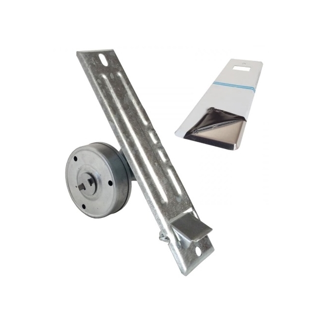 Recogedor metal con placa niquel para cinta 22mm - Suinplas