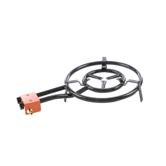 Quemador paellero tubo 400 2 aros garcima - Suinplas