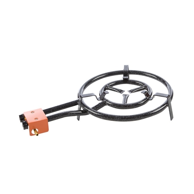 Quemador paellero tubo 450 2 aros garcima - Suinplas