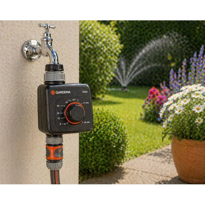 Programador riego GARDENA Easy 15 programas automático 