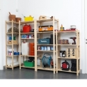 Estanteria de pino 5 baldas profesional - Suinplas