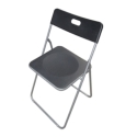 Silla plegable polipropileno metal negro - Suinplas