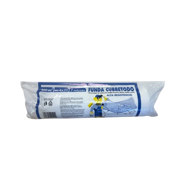 Plastico cubretodo rollo de 4x25m - Suinplas