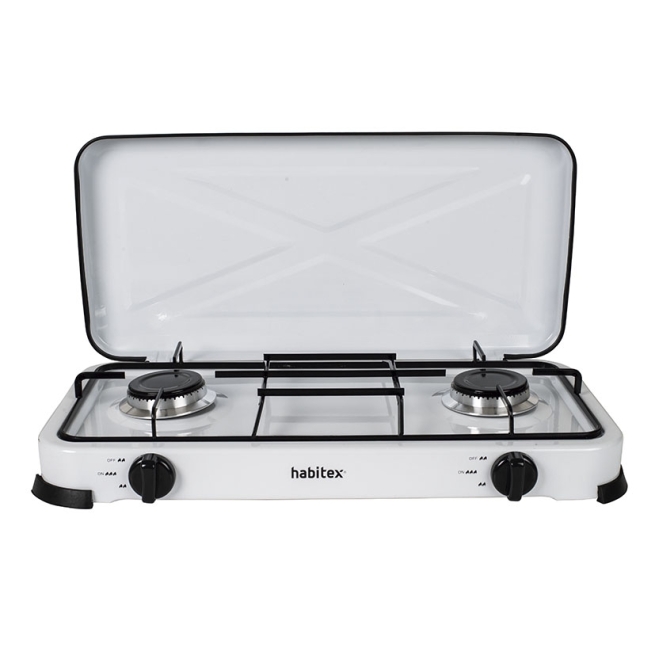 Cocina portatil gas 2 fuegos - Suinplas
