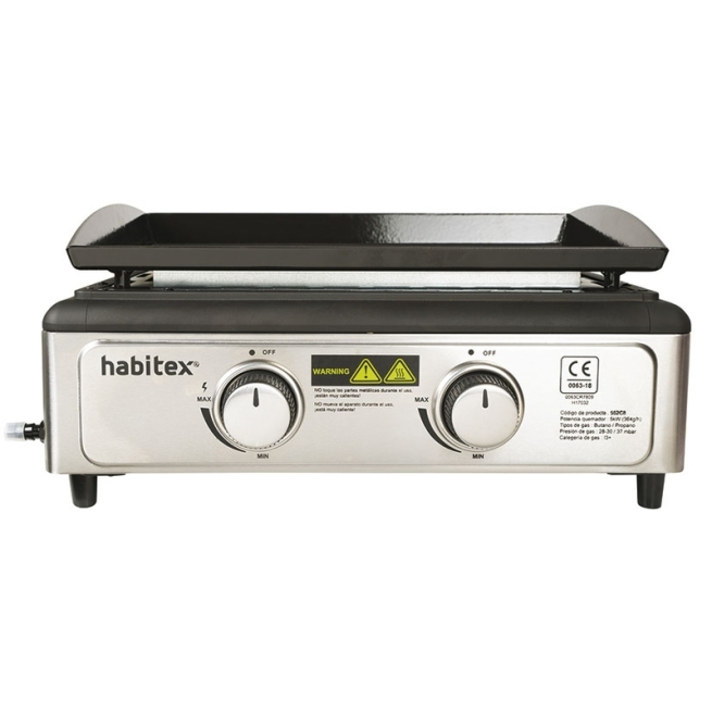 Barbacoa-plancha de gas habitex bontempo 50 - Suinplas