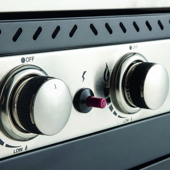 Barbacoa gas Fidgi 3 quemadores plancha grill 11,5 kW 