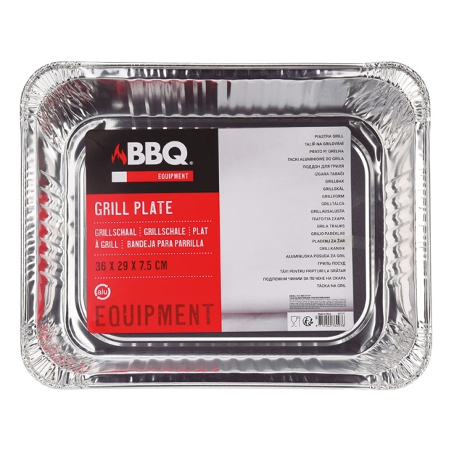 Bandeja aluminio 36x29x7,5 cm - Suinplas