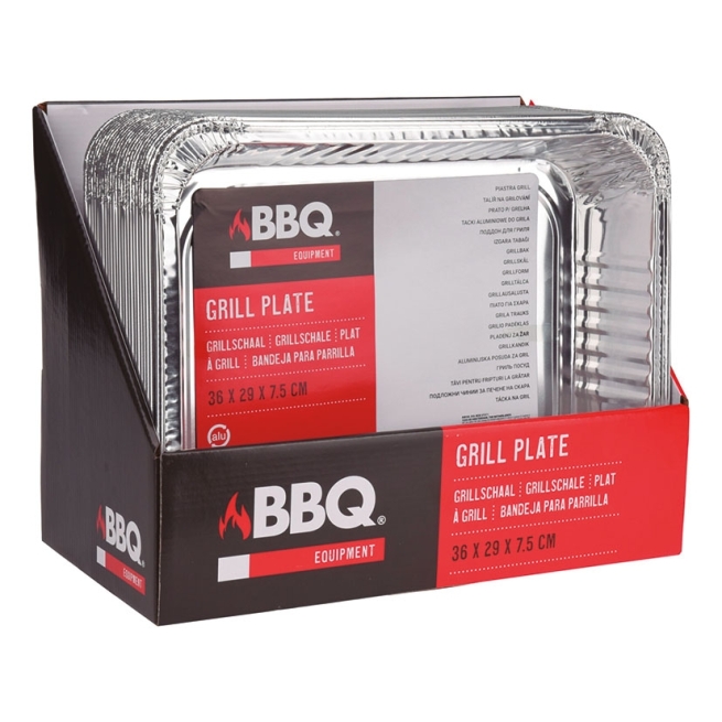 Bandeja aluminio 36x29x7,5 cm - Suinplas