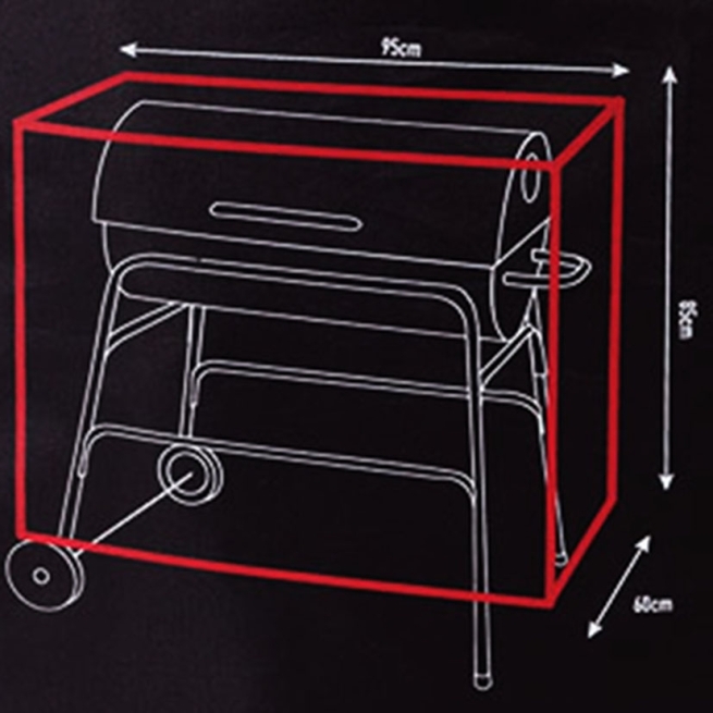 FUNDA PARA BARBACOA CILINDRICA 95x60xh85 cm