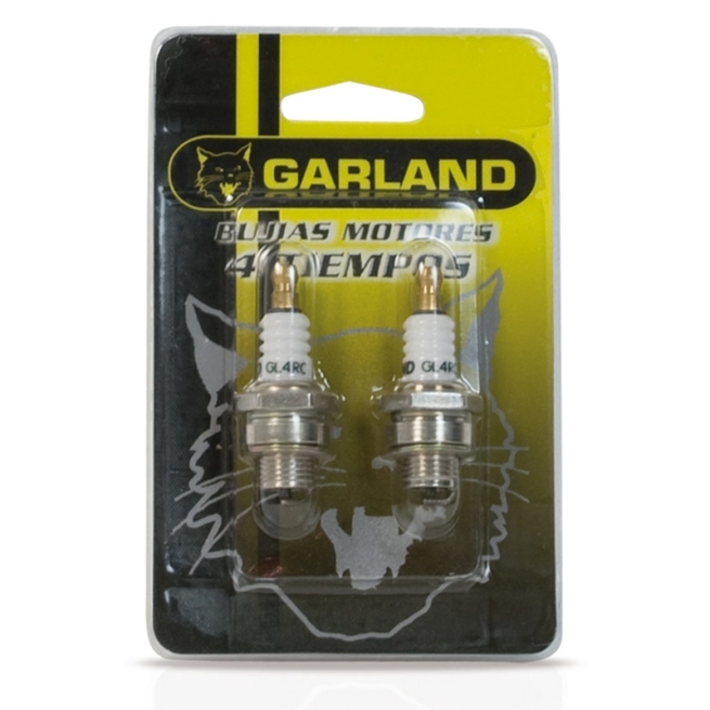 Pack 2 bujias de recambio motosierras de gasolina garland...