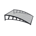 Marquesina curva para puertas exteriores 