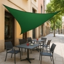 Toldo vela 5x5x5 m verde - Suinplas