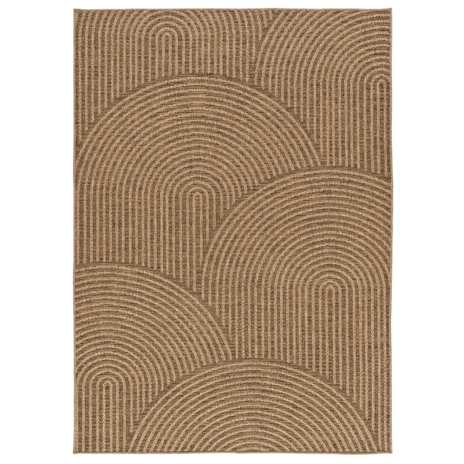 Alfombra Exterior Efecto Yute Acra Natural 160x230 cm 