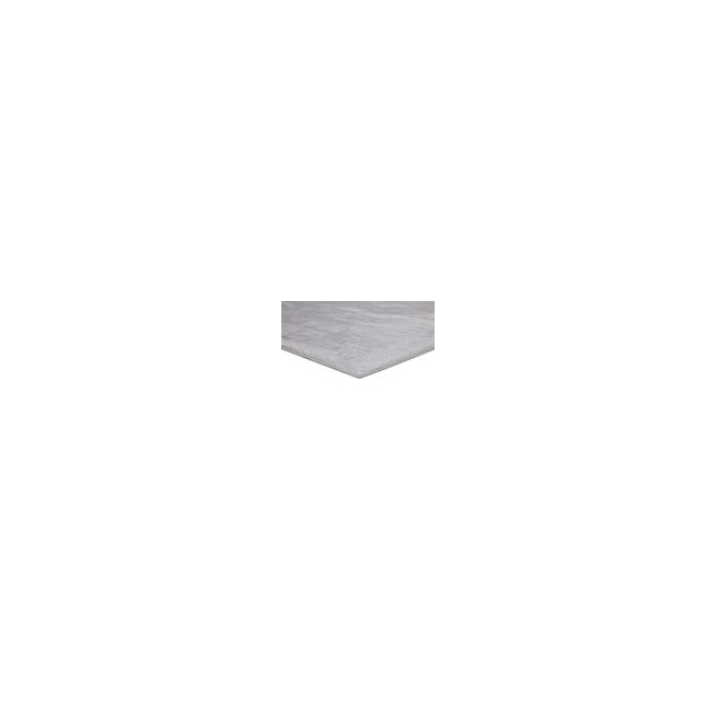 Alfombra Shaggy Loft Plata 120x120 cm Moderna y Suave 