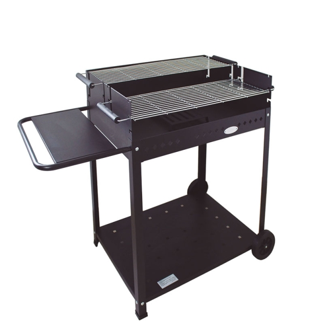 Barbacoa carbon doble parrilla xl - Suinplas